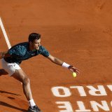 Lorenzo Musetti a battu Stefanos Tsitsipas KEYSTONE/EPA/SEBASTIEN NOGIER
